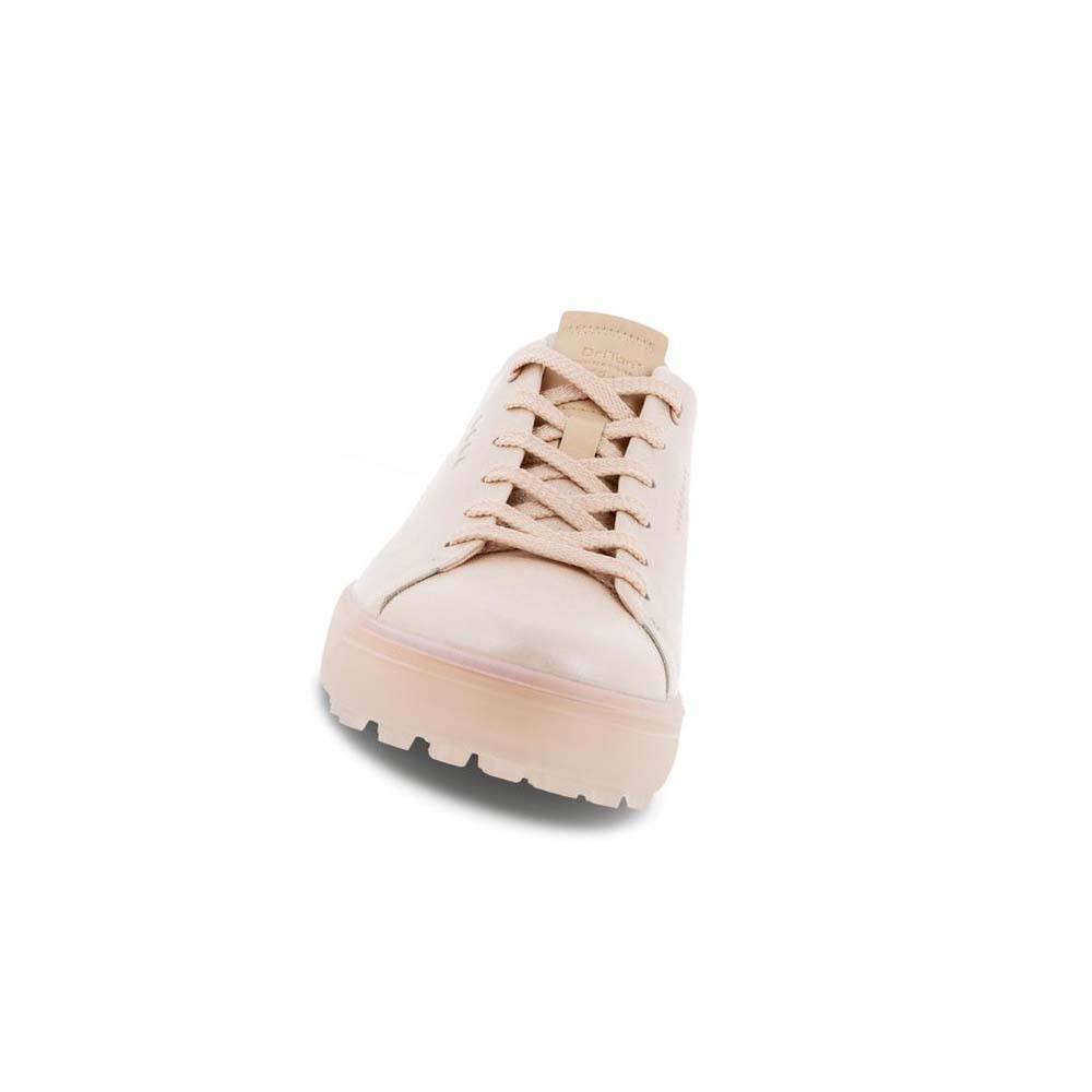 Women's Ecco Tray Laced Golf Shoes Pink | USA 134OKI